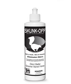 Odorcide 210 Skunk Off Liquid Soaker master Case (4-12 packs of 8 oz Bottles)